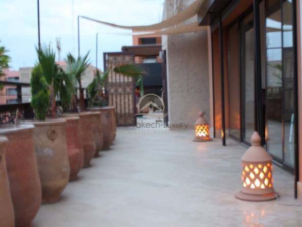 SPLENDIDE APPARTEMENT DE PRESTIGE AU CŒUR DU MARRAKECH