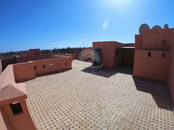 Penthouse 3ch avec un toit terrasse panoramique Victor-Hugo Marrakech