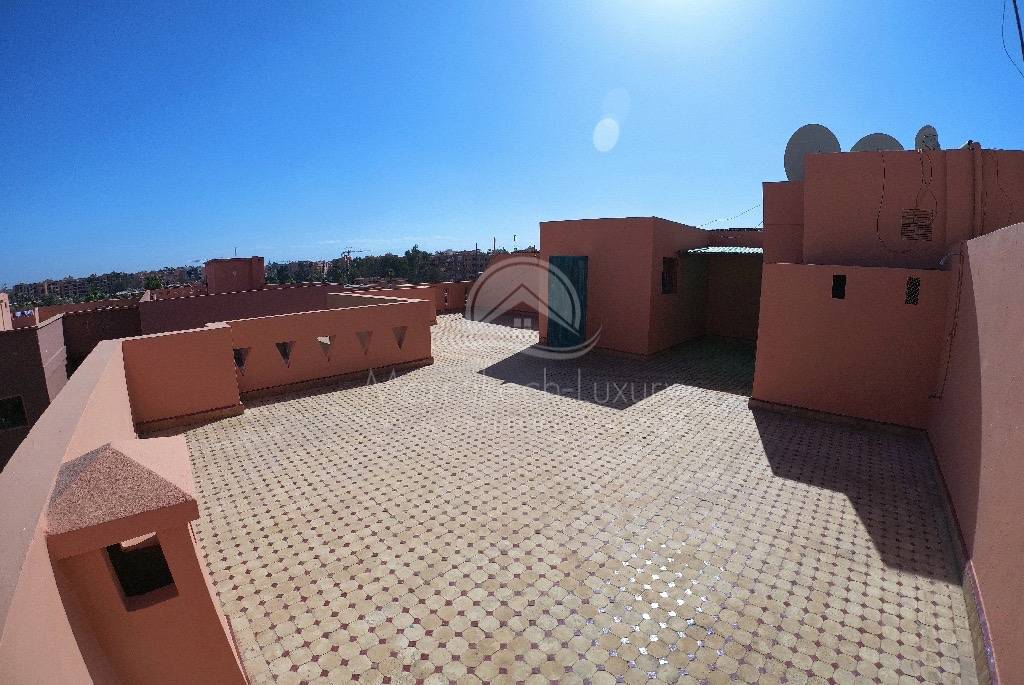 Penthouse 3ch avec un toit terrasse panoramique Victor-Hugo Marrakech