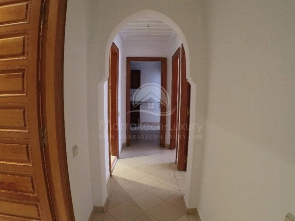 Appartement 2 chambres vide à louer à Victor Hugo Marrakech
