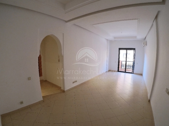 Appartement 2 chambres vide à louer à Victor Hugo Marrakech
