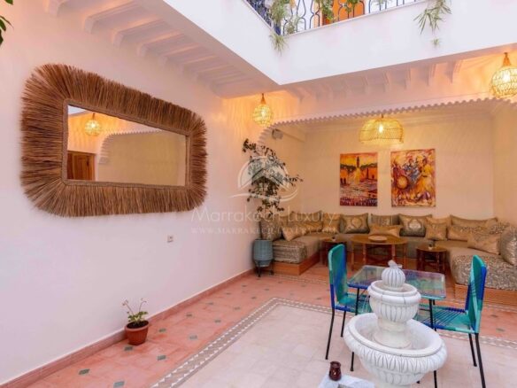 CHARMANT RIAD DE 3 CH À LA MEDINA DE MARRAKECH